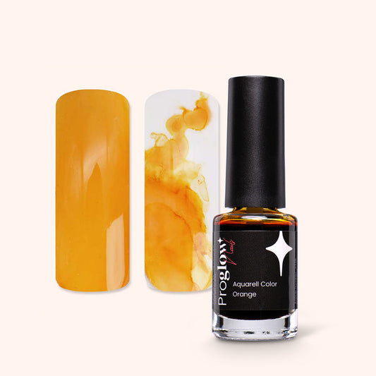 Sontob | Nail Art Coréen – Aquarell Color Orange