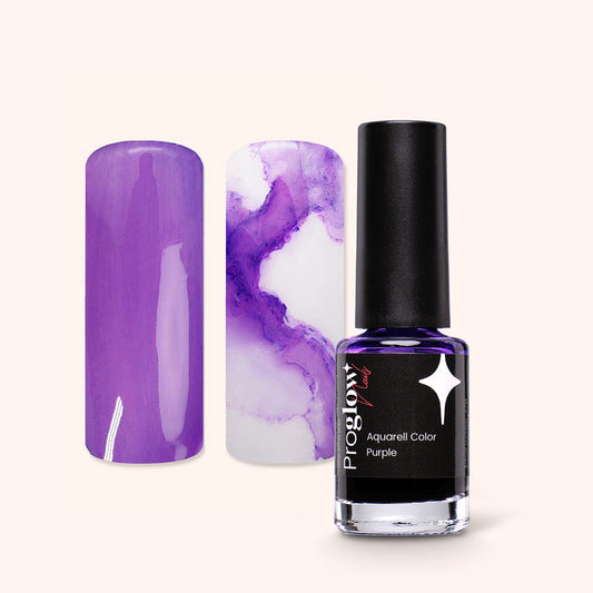 Sontob | Nail Art Coréen – Aquarell Color Purple