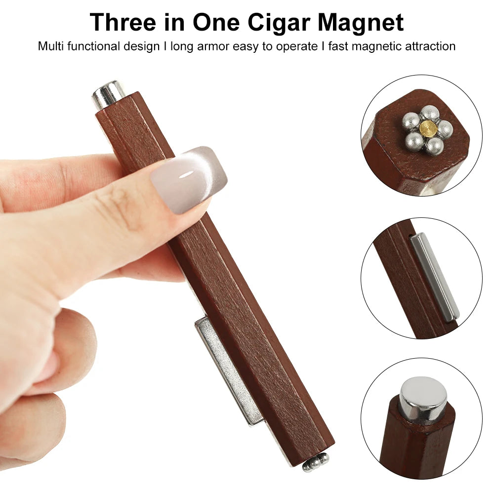 3-in-1 Multifunctional Magnetic Cat's Eye Nail Magnetic Stick 130mm Super Strong Gel Polish Magnet Pen Large Cylinder Magnetic