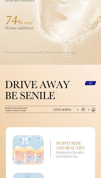 Sontob™ Collagen Facial Mask (10PCS) – Anti-Aging, Hydrating & Firming | Korean Beauty